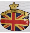 Pegatina Union Jack Royal British bandera Range Rover dorado