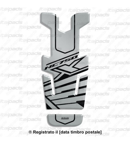 Protector De Depòsito Tank Pad gris plateado para Honda NC750X 2016