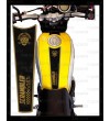 Protector De Depòsito Oro/Negro adecuado para Ducati Scrambler