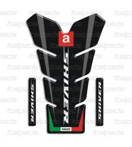 Protector de depòsito negro en resina  para Aprilia Shiver