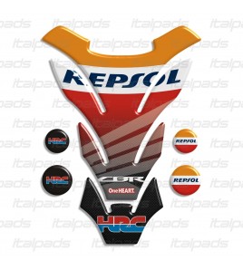 Protector De Depòsito Tank Pad mod. "Detroit Repsol" para Honda CBR + 4 gratis!