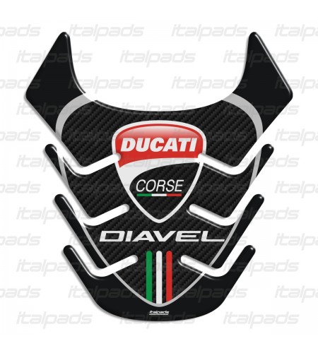 Protector De Depòsito Tank Pad mod. "Skeleton" para DUCATI Diavel