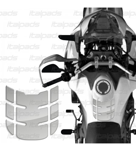 Protector De Depòsito TRANSPARENTE mod. "Compact2" para Honda Africa Twin CRF 1000