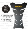 Protector de depósito en piel genuina negra mod. "Oro clásico" para DUCATI