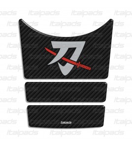 Protector De Depòsito Tank Pad efecto carbono para Suzuki Katana