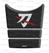 Protector De Depòsito Tank Pad negro para Suzuki Katana