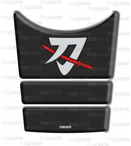 Protector De Depòsito Tank Pad negro para Suzuki Katana