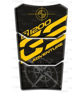 Protector De Depòsito "Negro/Amarillo" para BMW R1200GS Adventure