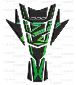 Protector De Depòsito  "Connecticut Sport" para Kawasaki Z1000 tonos verdes