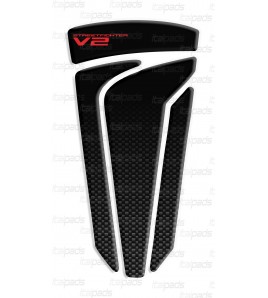 Protector de depósito negro/carbono para Ducati V2 StreetFighter