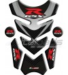 Protector De Depòsito Tank Pad adecuado para SUZUKI GSX-R mod. "3WINGS/s" efecto carbono