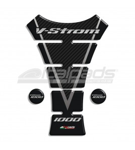 Protector De Depòsito para Suzuki V-Strom 1000 mod. "Texas" negro-carbono 2P