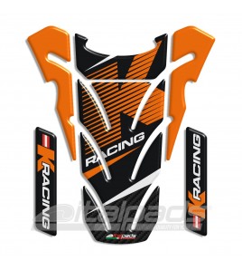 Protector De Depòsito Tank Pad para KTM negro/naranja mod. "TOP wings"